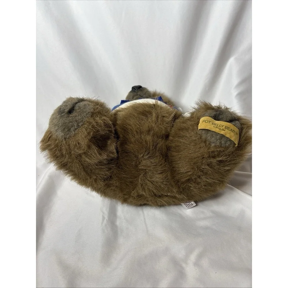 Vtg 1994 Pot Belly‎ Fancy Zoo Brown Bear Plush You're Extra Special